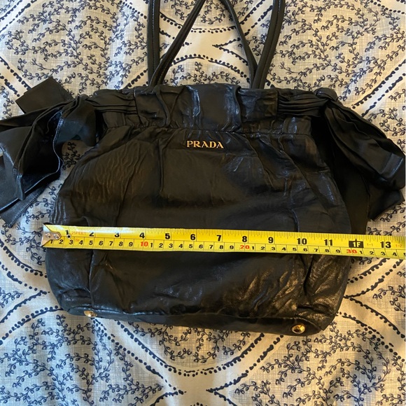 Prada Nappa Nero Soft Leather Shoulder Bag | Slouchy Chic | Italy - Picture 10 of 15